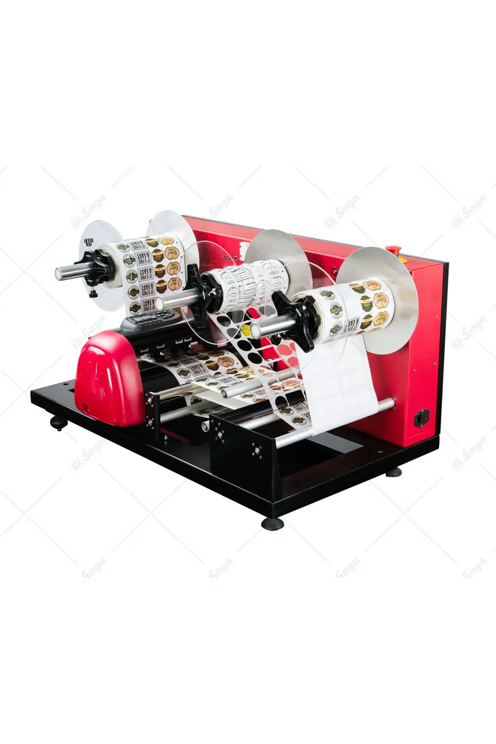 Label Cutter with Waste Removal