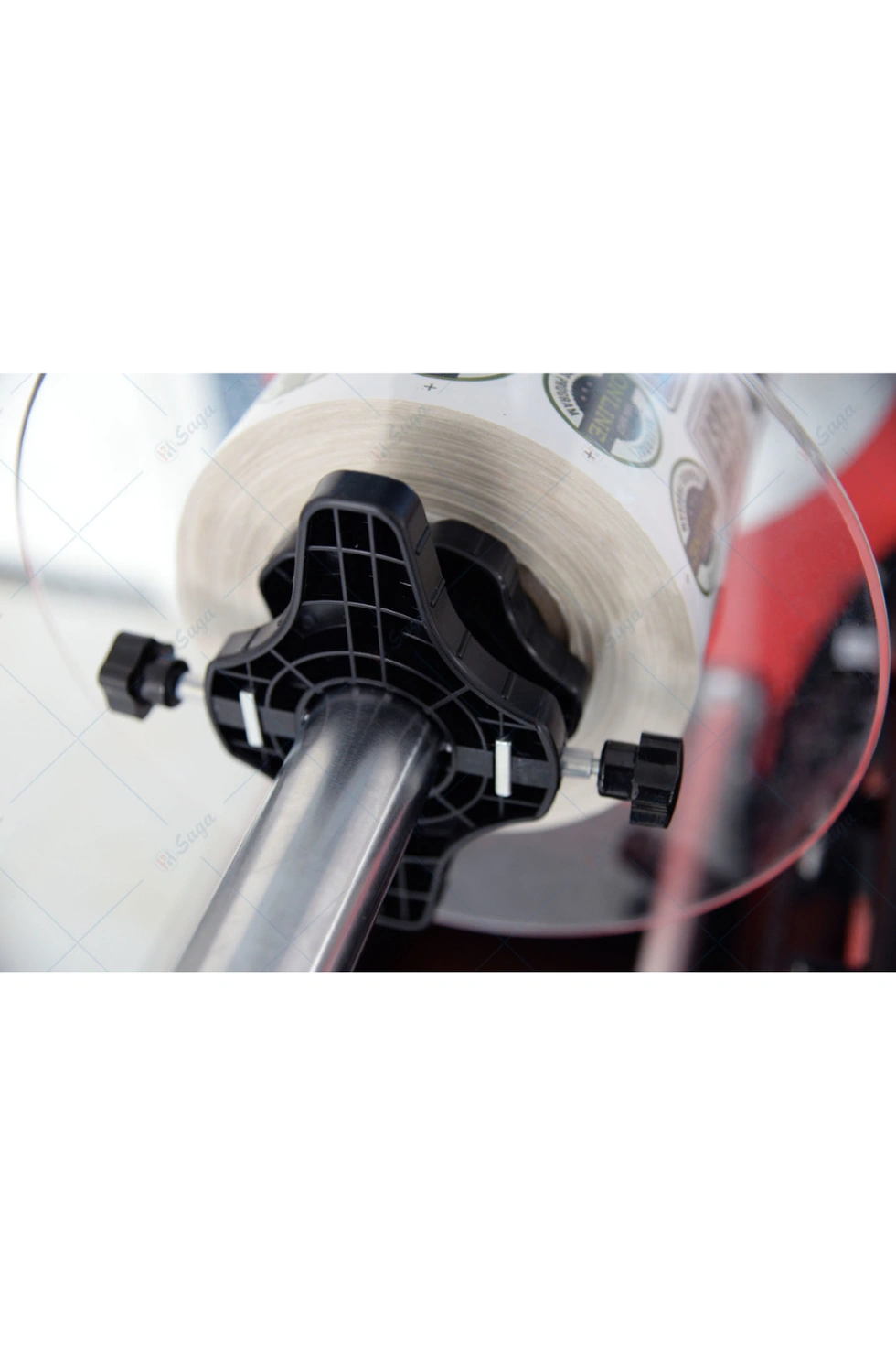 Label Cutter with Waste Removal