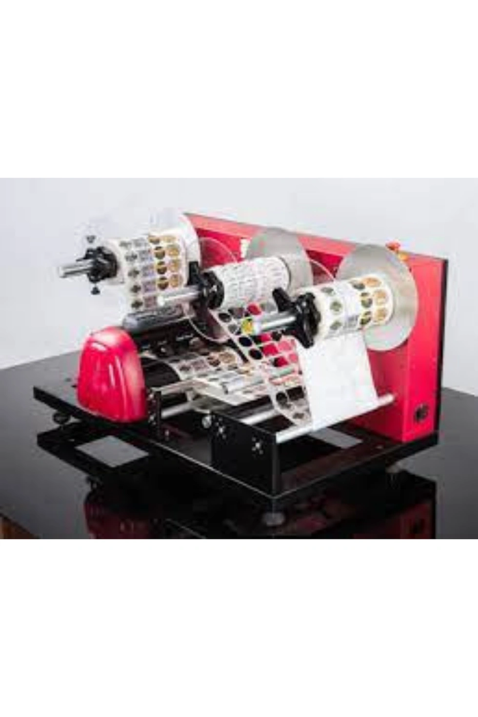 Label Cutter with Waste Removal