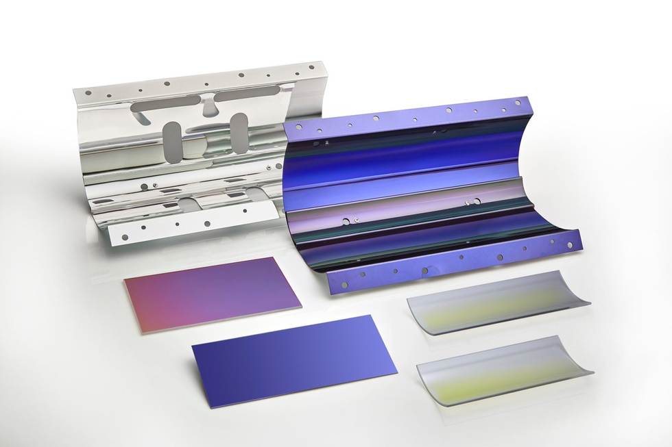 Elliptical Dich. UV Glass Ref. 135x32,9x2mm. (Kaplamalı)