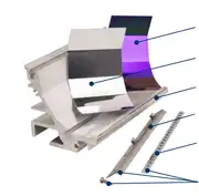 ALUMINYUM REFLEKTÖR. 470x280x0,40 mm.