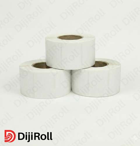 PARLAK KUŞE DİJİTAL ETİKET En:80x Uz:40 mm
