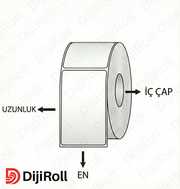 MAT KUŞE DİJİTAL ETİKET En:110 x Uz:300 mm
